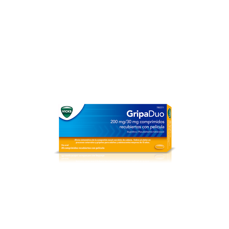 GripaDuo Vicks 20 таблеток