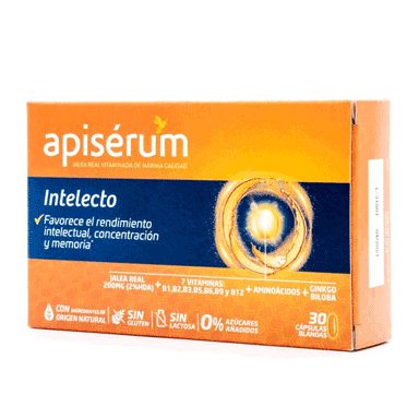 Apiserum Intelecto 30 Cápsulas