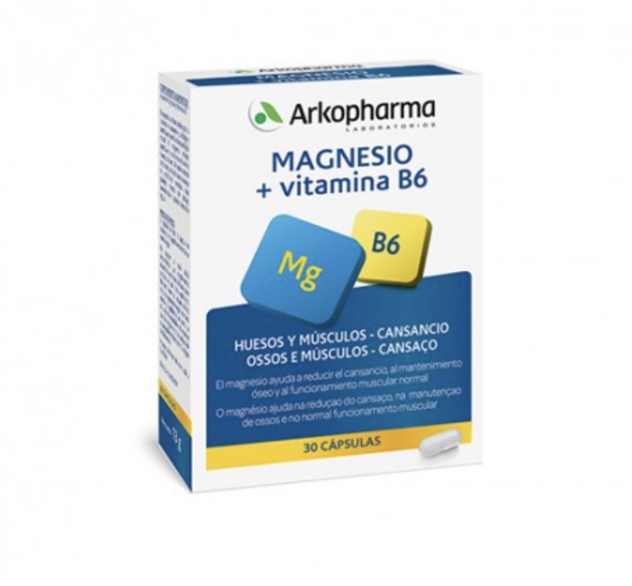 Arkovital Magnesio + B6 30 cáps