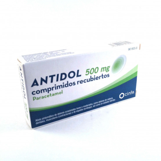 ANTIDOL 500 MG 20 TABS