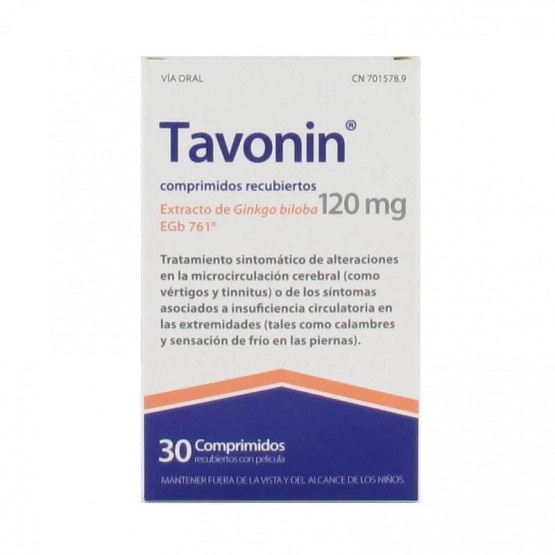 TAVONIN 120 MG 30 TABS