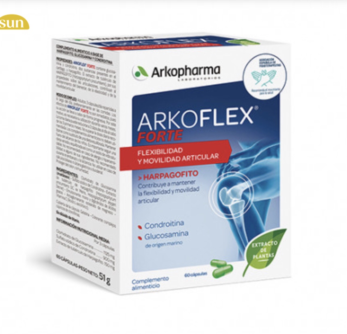 Arkoflex Forte 60 cápsulas